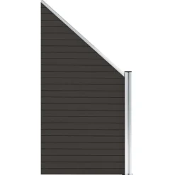 Tuinafscheidingen*vidaXL Schuttingpaneel 95x(105-180) cm HKC Zwart