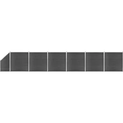 Schuttingpanelenset 1138x(105-186) cm HKC>vidaXL Discount