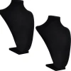 Uiterlijk & Gezondheid*vidaXL Sieradenhouder voor ketting 23x11,5x30 cm zwart 2 st