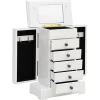 Sieradenkastje met spiegel 25x13,5x34 cm MDF>vidaXL Sale
