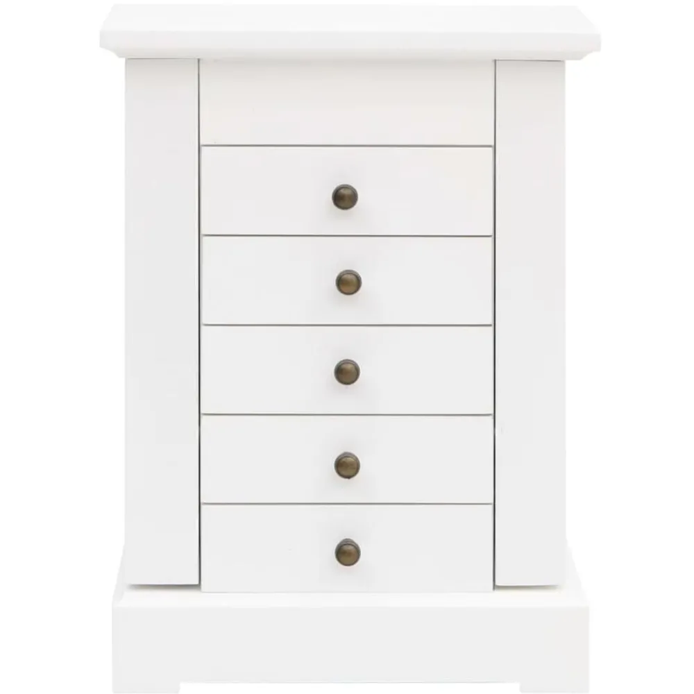 Sieradenkastje met spiegel 25x13,5x34 cm MDF>vidaXL Sale