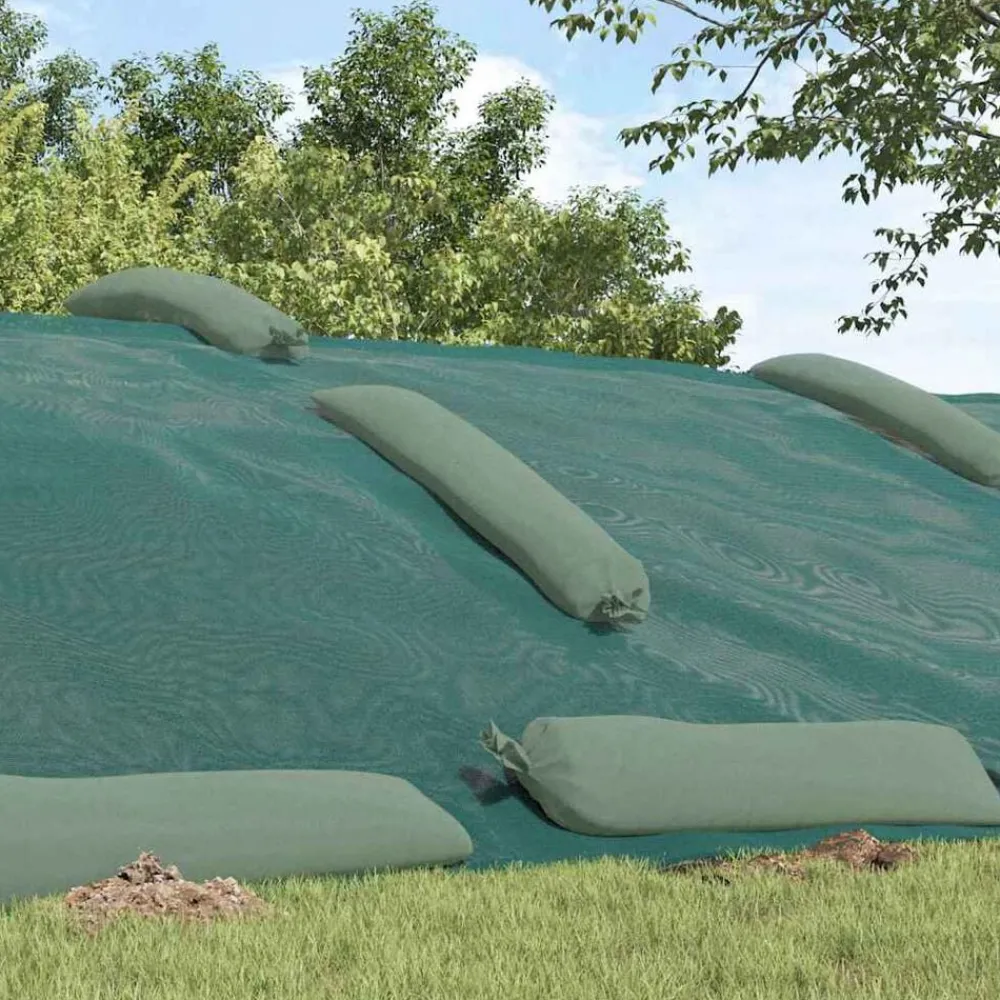 Siloafdekking Groen 6 x 5 m HDPE>vidaXL Online