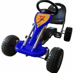 Speelgoed*vidaXL Skelter met pedalen Blauw