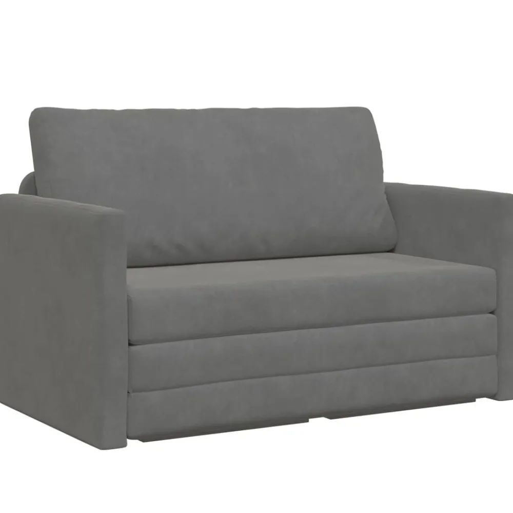Slaapbank 124 x 71 x 78 cm Fluweel>vidaXL