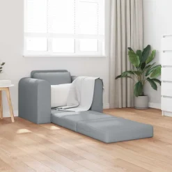 Banken*vidaXL Slaapbank 98 x 71 x 83 cm Stof Lichtgrijs