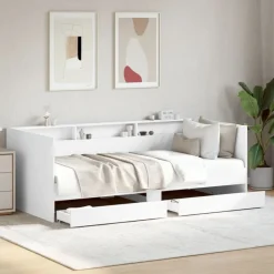 Slaapbank met lades zonder matras 100x200 cm>vidaXL Online