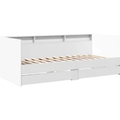 Slaapbank met lades zonder matras 100x200 cm><noscript><img width=