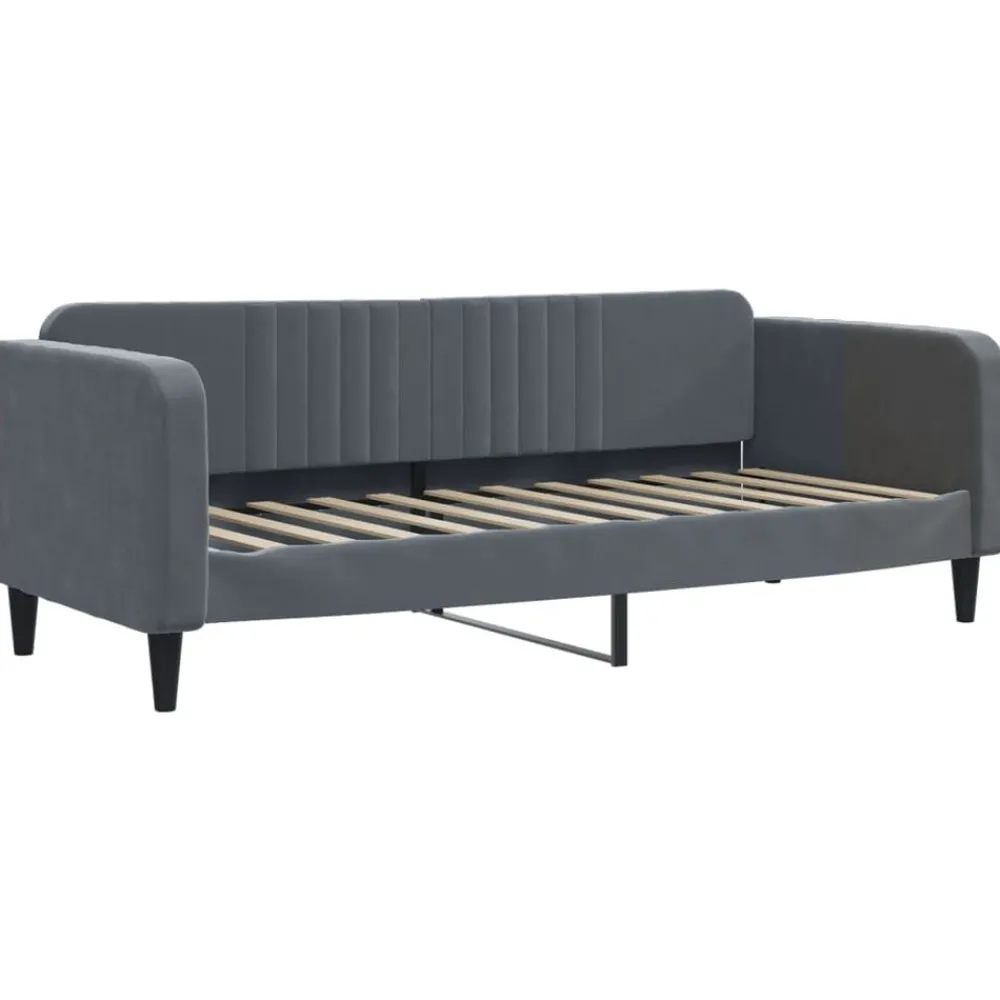 Slaapbank met matras 80x200 cm fluweel>vidaXL Online