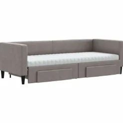 Slaapbank met onderschuifbed en lades 80x200 cm stof><noscript><img width=