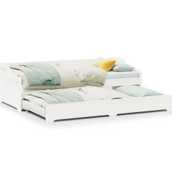 Slaapbank met onderschuifbed zonder matras IRUN 90x200 cm>vidaXL New