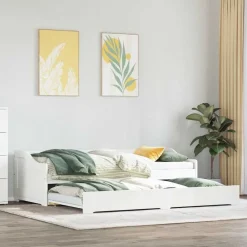 Slaapbank met onderschuifbed zonder matras IRUN 90x200 cm>vidaXL New