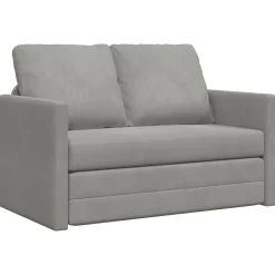 Slaapbank vloermodel 2-in-1 122x204x55 cm fluweel>vidaXL Clearance