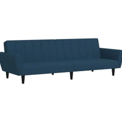 Slaapbank 2-zits fluweel blauw>vidaXL Discount