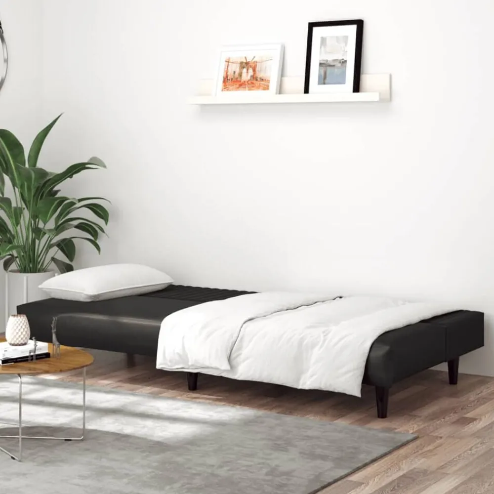 Slaapbank 2-zits kunstleer>vidaXL Outlet