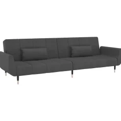 Slaapbank 2-zits met 2 kussens fluweel>vidaXL Discount