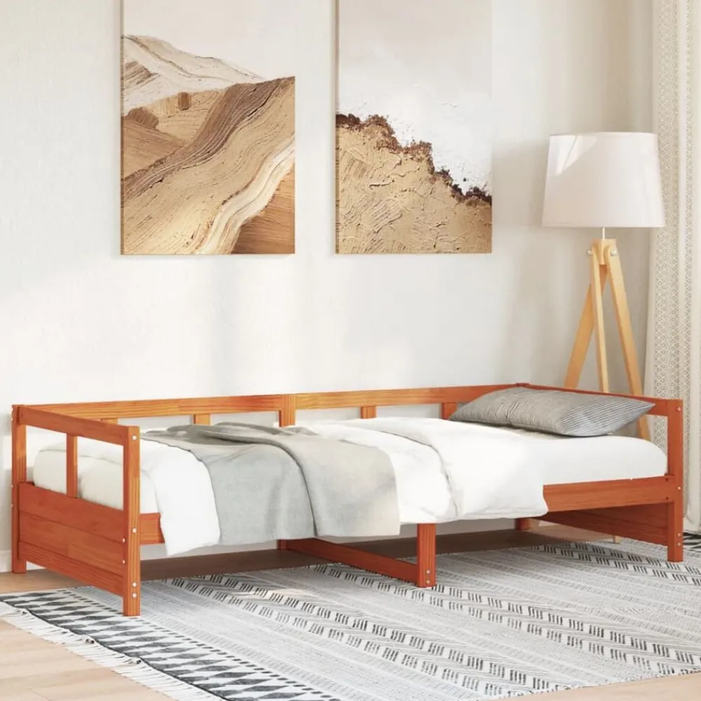 Slaapbank zonder matras 80x200 cm massief grenenhout>vidaXL Discount