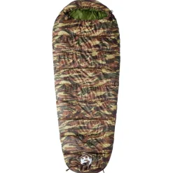 Buitensport*vidaXL Slaapzak mummie voor volwassenen 3 seizoenen Camouflage