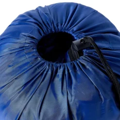Buitensport*vidaXL Slaapzak mummie voor volwassenen 3 seizoenen marineblauw en blauw