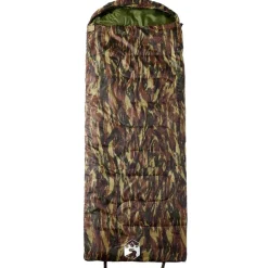 Buitensport*vidaXL Slaapzak voor volwassenen 3-4 seizoenen Camouflage