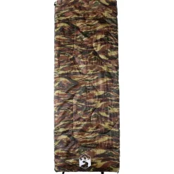 Buitensport*vidaXL Slaapzak voor volwassenen camping 3 seizoenen Camouflage