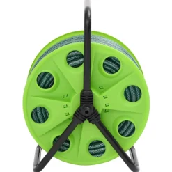 Bouwbeslag*vidaXL Slanghaspel vrijstaand met 20 m slang PVC groen