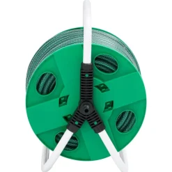 Slanghaspel vrijstaand met 20 m slang PVC groen><noscript><img width=