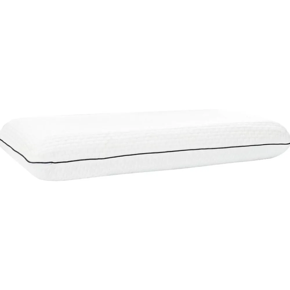 Linnengoed*vidaXL Slapen kussen Effen Wit 80 x 40 x 12 cm Gelschuim