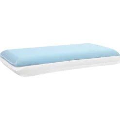 Linnengoed*vidaXL Slapen kussen Effen Wit 80 x 40 x 12 cm Gelschuim