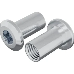 Slotmoer 2 pcs Nikkel M6 x 15 mm Staal>vidaXL Sale