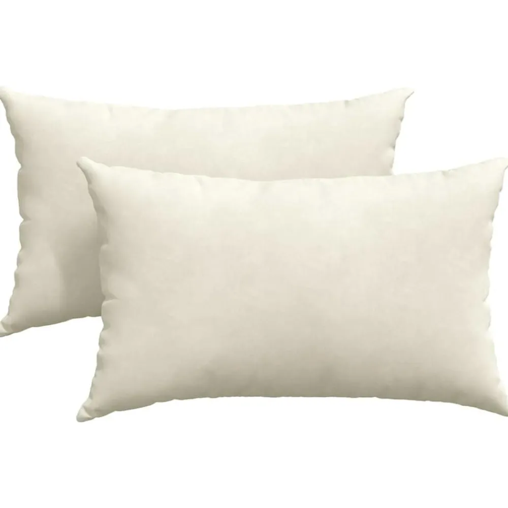 Woon- & Tuinaccessoires*vidaXL Sofa Kussens 2 stuks Crème 50 x 30 cm Cordstof Crème