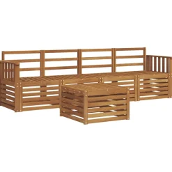 Sofa-Sets 5 pcs Massief Acaciahout>vidaXL Hot