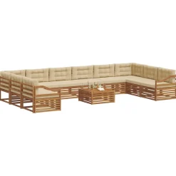 Sofa-Sets 11 pcs Massief Acaciahout><noscript><img width=