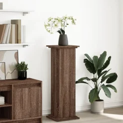 Sokkel met opbergruimte 31x30x90 cm bewerkt hout bruin eiken>vidaXL Discount
