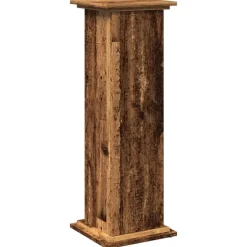 Tuin & Gazon*vidaXL Sokkel met opbergruimte 31x30x90 cm bewerkt hout kleur Oud hout