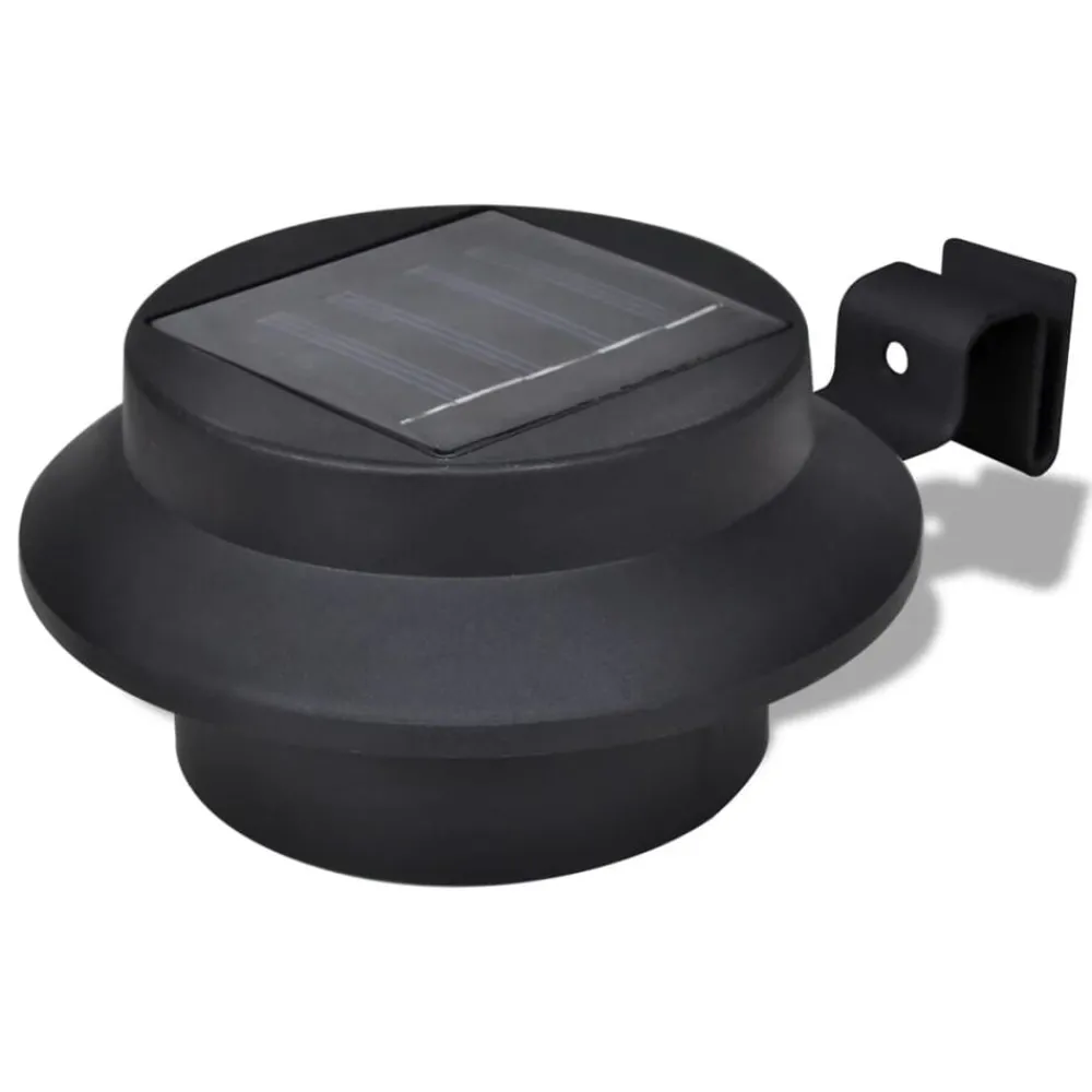 Verlichting*vidaXL Solar buitenlampset 6 stuks Zwart