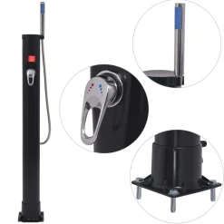 Solar douche 8 L PVC staal>vidaXL Best