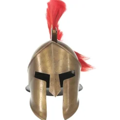Soldatenhelm Grieks replica LARP staal messingkleurig>vidaXL