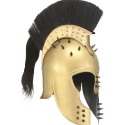 Kunst & Entertainment*vidaXL Soldatenhelm Grieks replica LARP staal messingkleurig