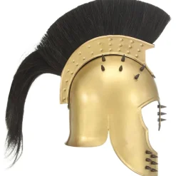 Kunst & Entertainment*vidaXL Soldatenhelm Grieks replica LARP staal messingkleurig