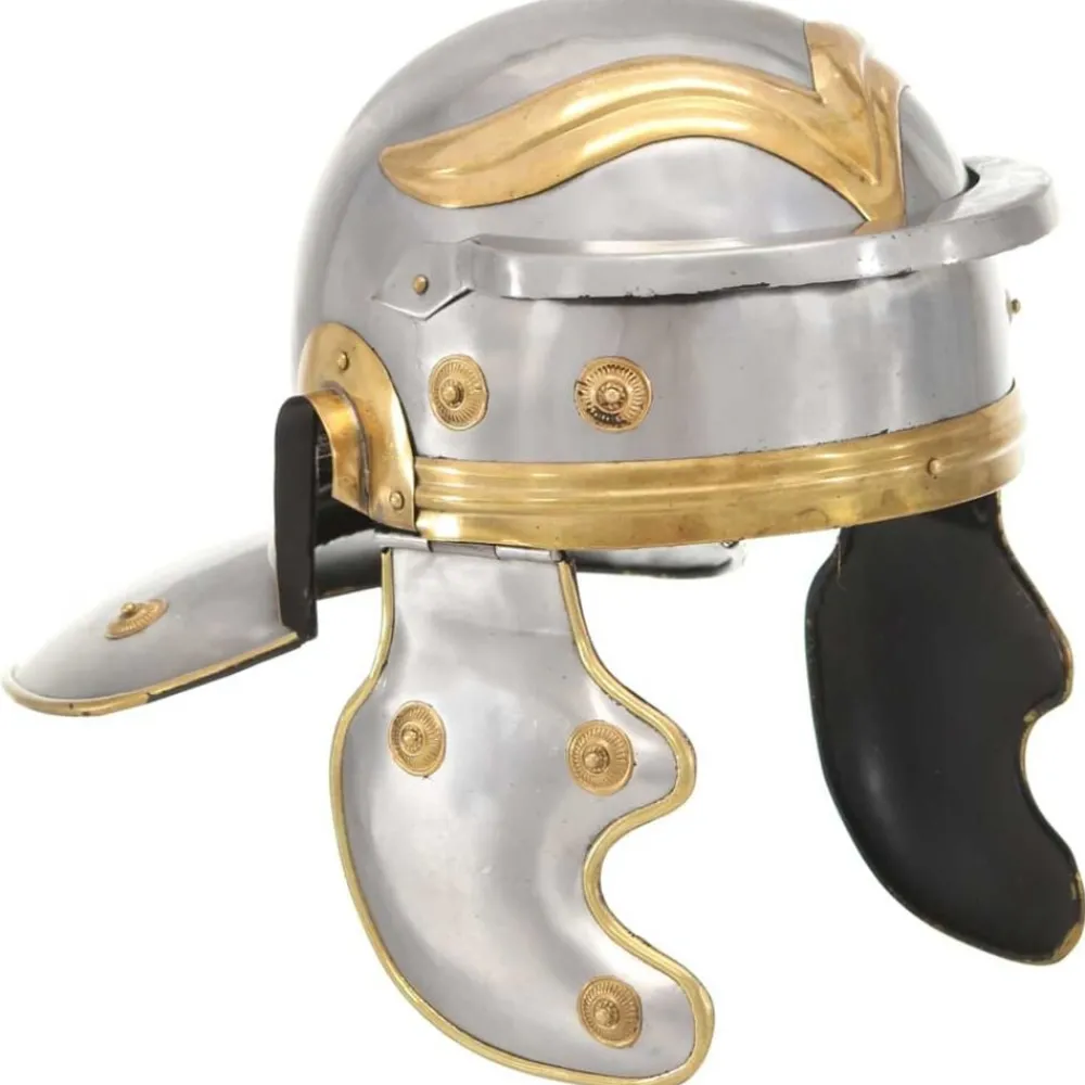Soldatenhelm Romeins replica staal zilverkleurig>vidaXL Clearance