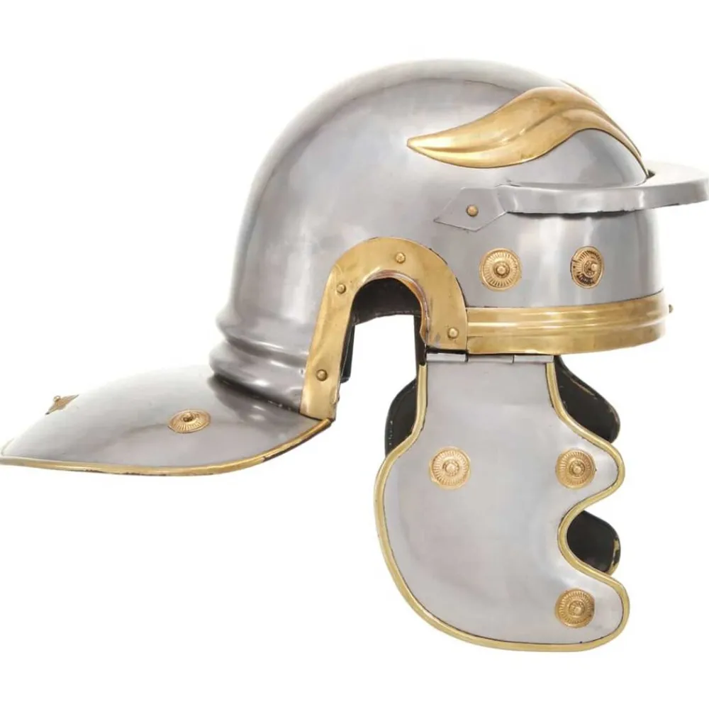 Soldatenhelm Romeins replica staal zilverkleurig>vidaXL Clearance