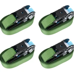 Spanbanden 4 st 800 daN 6 m groen>vidaXL New