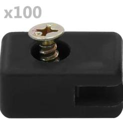Spandraadhouder met schroef 100 sets>vidaXL Clearance