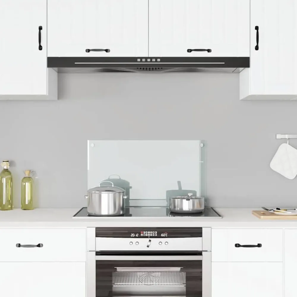 Spatscherm keuken 70x40 cm gehard glas transparant>vidaXL Outlet