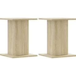 Speakerstandaards 2 st 30x30x40 cm bewerkt hout>vidaXL Best