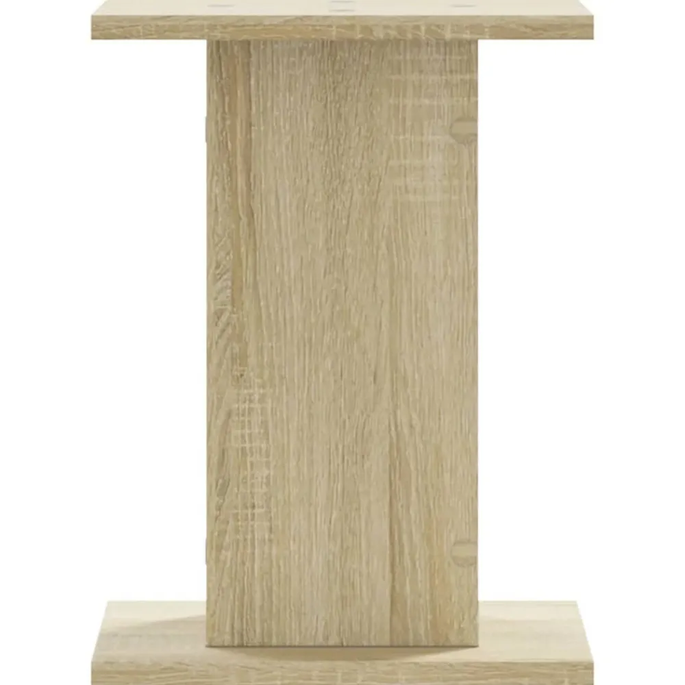 Speakerstandaards 2 st 30x30x40 cm bewerkt hout>vidaXL Best