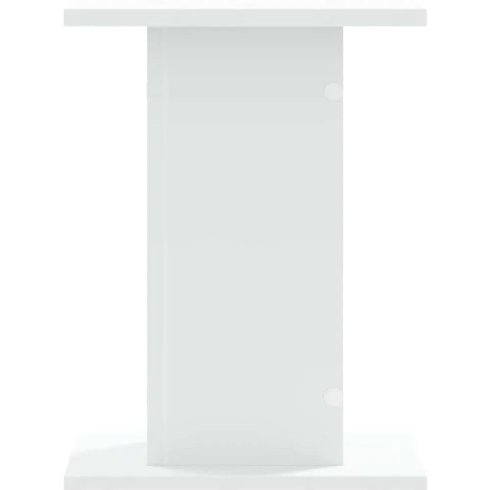 Elektronica*vidaXL Speakerstandaards 2 st 30x30x40 cm bewerkt hout Wit