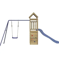 Buitenspeelgoed*vidaXL Speelhuis geïmpregneerd grenenhout