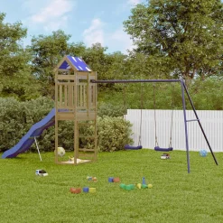 Buitenspeelgoed*vidaXL Speelhuis geïmpregneerd grenenhout