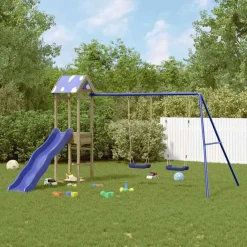 Buitenspeelgoed*vidaXL Speelhuis geïmpregneerd grenenhout